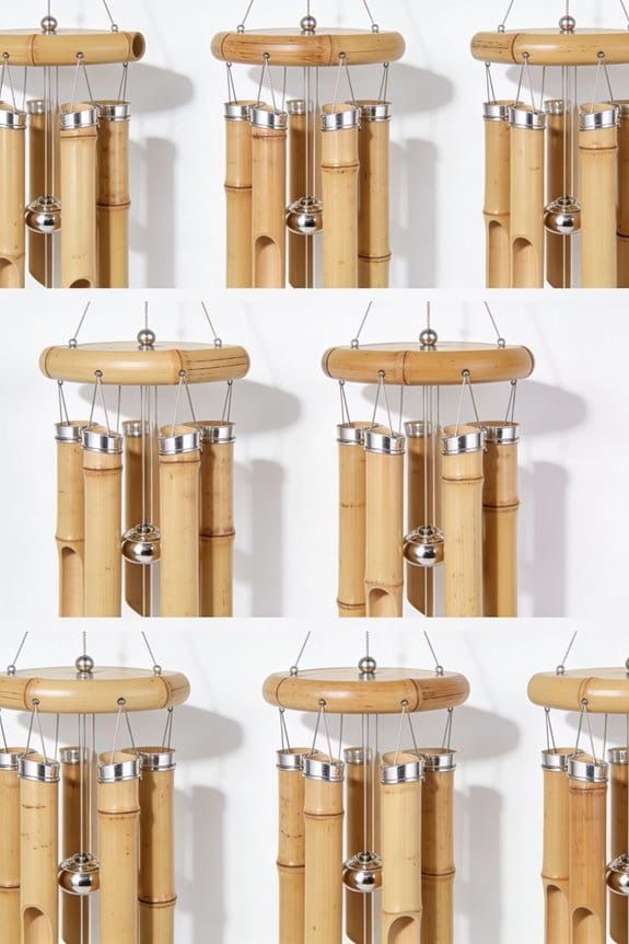 bamboo wind chimes serenity