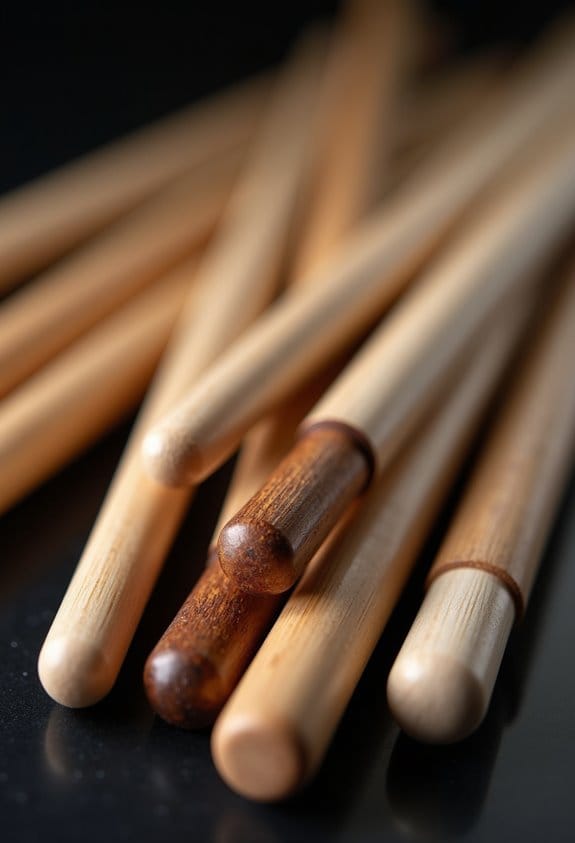 drumsticks size weight material