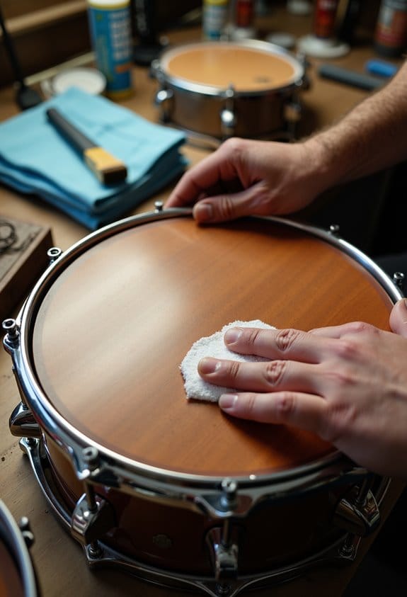regular drum shell maintenance