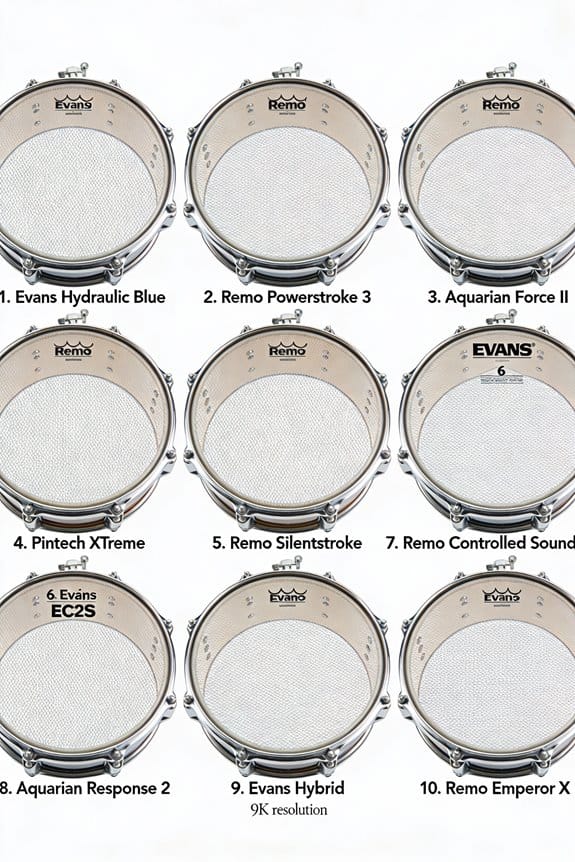 top drum mesh heads